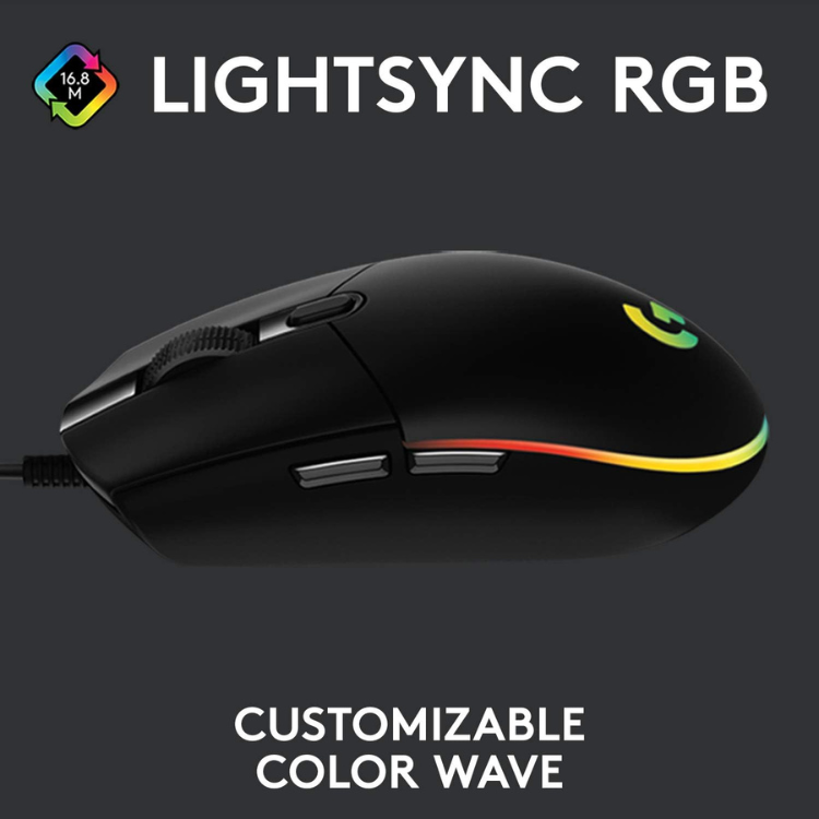 Logitech Logitech G203 LightSync Souris de Gaming Guadeloupe
