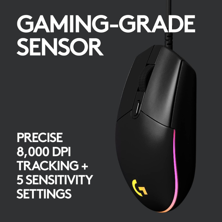 Logitech Logitech G203 LightSync Souris de Gaming Guadeloupe