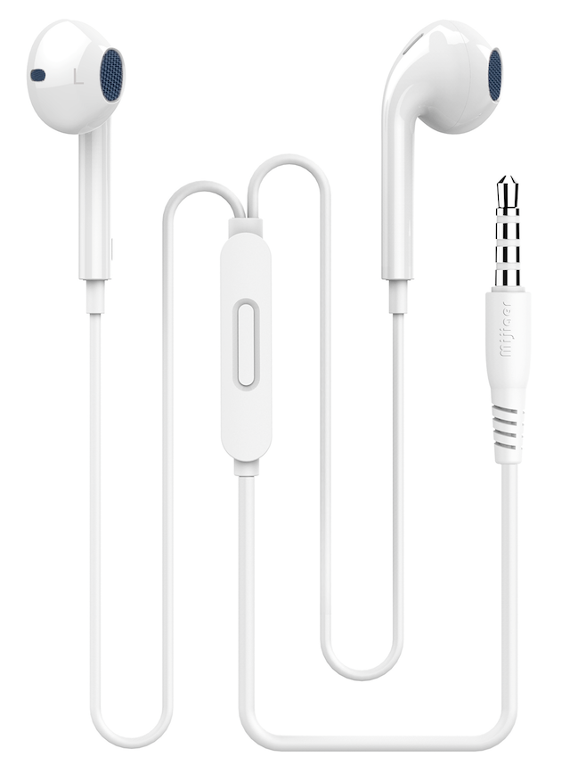 Langsdom Ecouteurs Audio Jack - R5 Blanc Neuf Guadeloupe