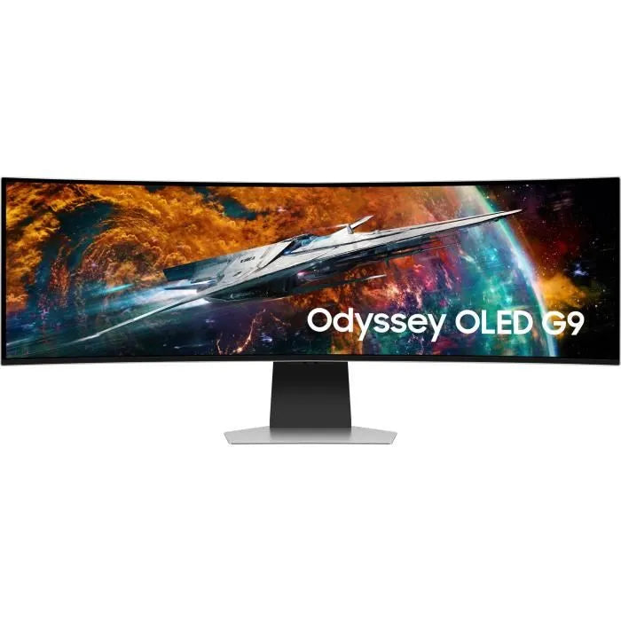 Samsung Écran Ordi Gaming Incurvé 49" - SAMSUNG Odyssey OLED G9 G95SC - 240Hz - 0.03ms Argent Guadeloupe