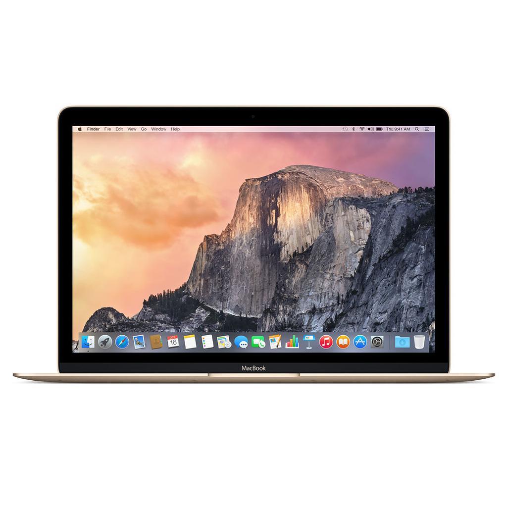 Apple Macbook 12" (2017) - intel bicoeurs m3 1,2 GHz - 8 Go RAM Or Guadeloupe