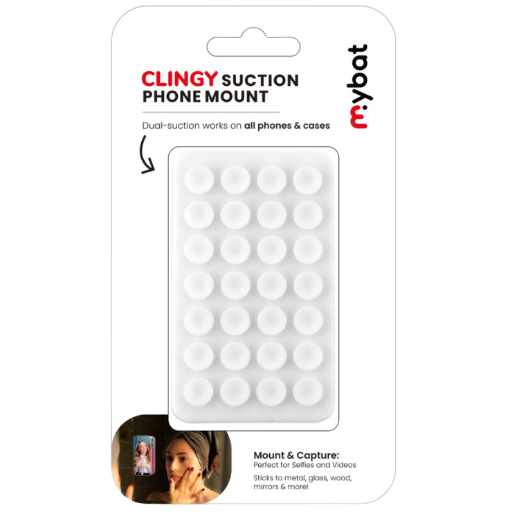 MyBat MyBatClingy support ventouse téléphone auto-adhésif multi-surfaces Guadeloupe