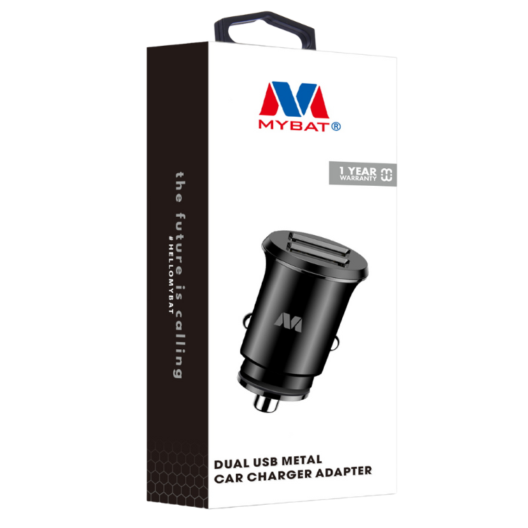 MyBat MyBatChargePro Chargeur voiture double USB rapide compact métal Guadeloupe