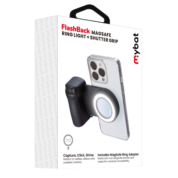 MyBat MyBatFlashBack poignée photo avec lumière intégrée MagSafe Guadeloupe