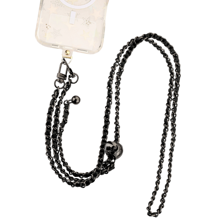 MyBat MyBat Obsidian Edge Bandoulière chaîne de luxe noire Guadeloupe
