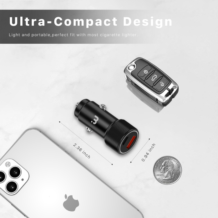 MyBat MyBat Pro Chargeur voiture 30W 2 en 1 + câble USB-C Guadeloupe