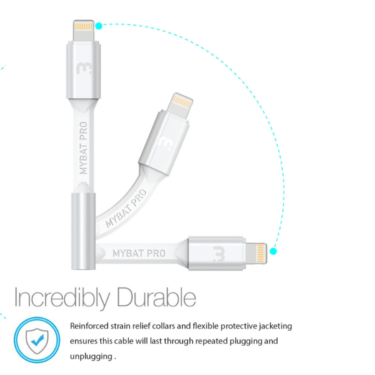MyBat Pro MFi Adaptateur Lightning vers jack 3.5mm