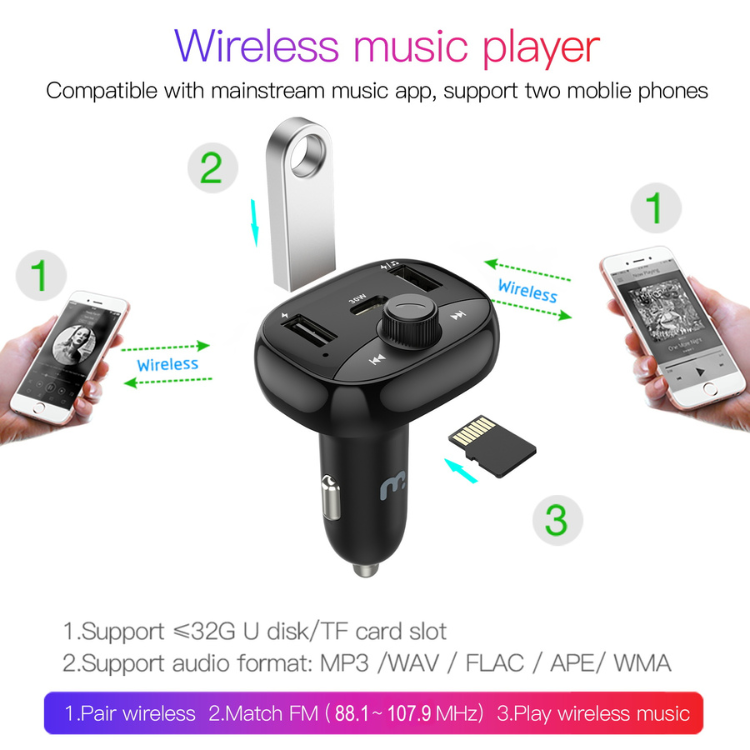 MyBat MyBat Pro Transmetteur FM avec chargeur voiture Guadeloupe