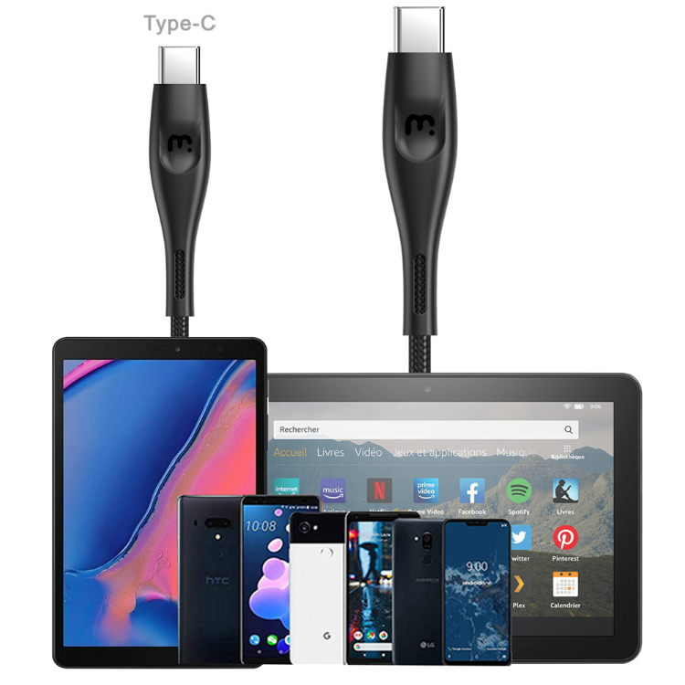 MyBat MyBat Pro Câble USB-C vers USB-C 1,8m Guadeloupe