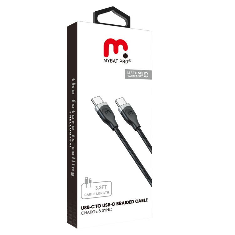 MyBat MyBat Pro câble tressé USB-C vers USB-C 1m Guadeloupe