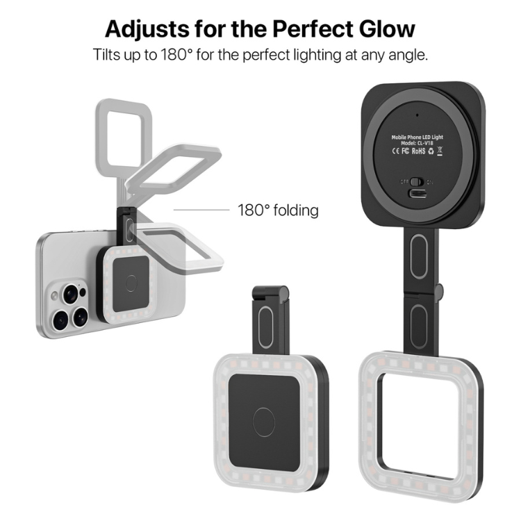 MyBat MyBat GlowOn lumière selfie aimantée réglable portable Guadeloupe