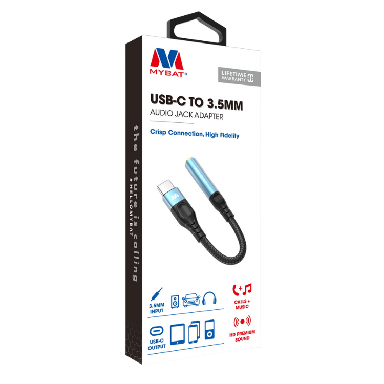 MyBat MyBat Cable adapteu rUSB-C vers Jack 3,5 mm Guadeloupe
