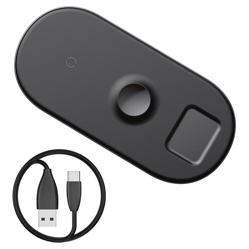 Baseus CHARGEUR DE MAISON Sans-Fil 3 en 1 - Phone + Pod + Watch 18W Guadeloupe