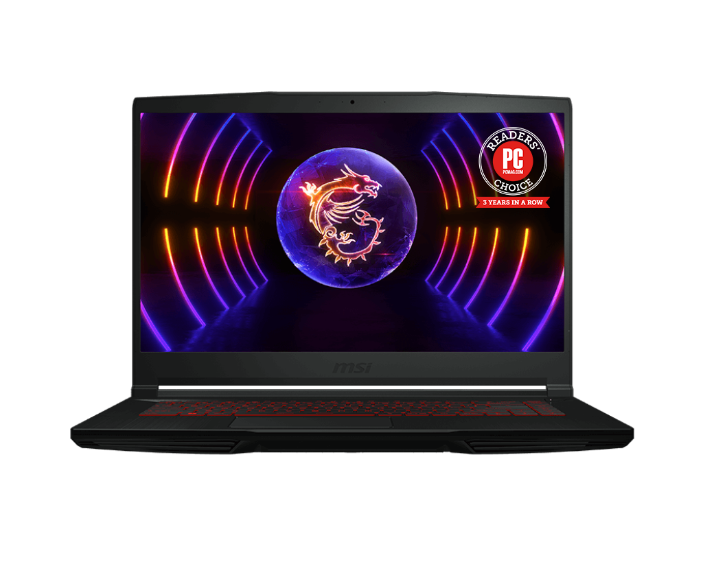 MSI MSI GF63 Ordi Portable Gaming 15,6" (1080p) - RTX 4050 - i5 huit coeurs 1,3 GHz - 16Go RAM - 1To SSD Noir 1To SSD Neuf Guadeloupe