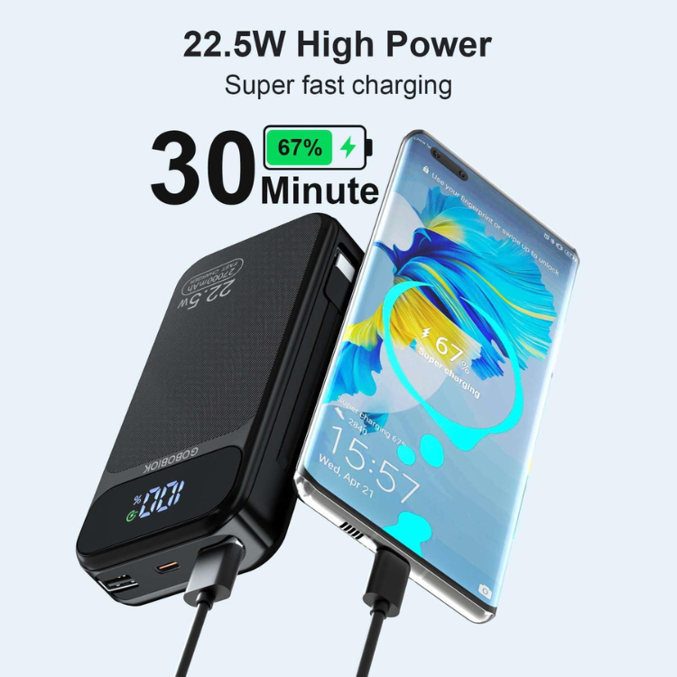 FLIP US Batterie Externe 27.000mAh avec Cable Guadeloupe