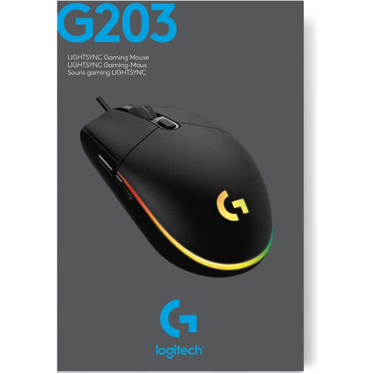 Logitech Logitech G203 LightSync Souris de Gaming Guadeloupe