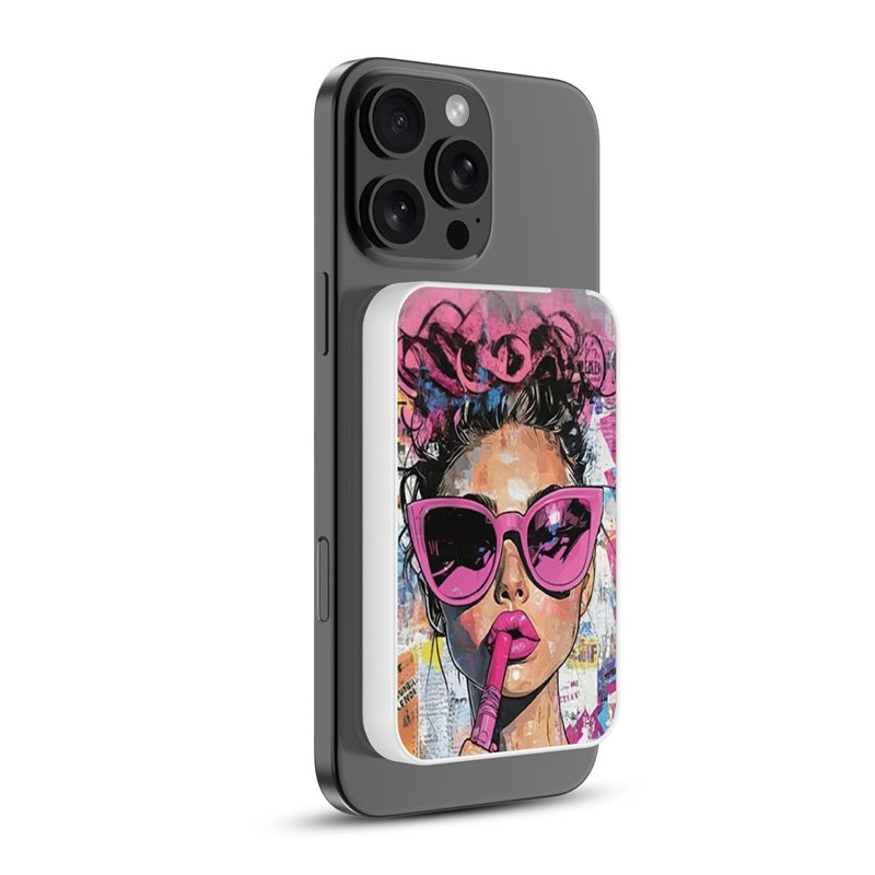 MyBat Mybat Design Lab Batterie externe Magsafe 5000mAh GraffitiGirl Guadeloupe
