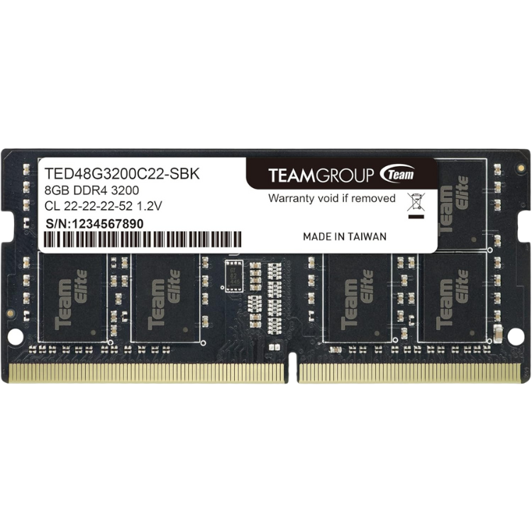 Teamgroup TeamGroup Elite Barette de Memoire DDR4 8GB 3200MHZ 8Go Guadeloupe