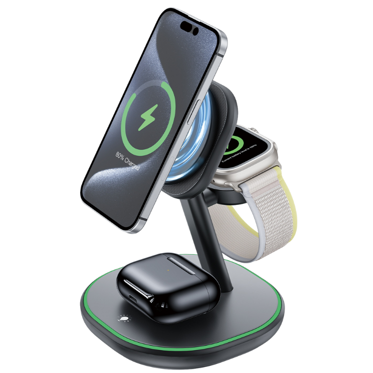 MyBat AmpNergy MagStance 3-en-1 Support de recharge sans fil Guadeloupe