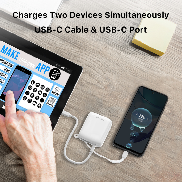 MyBat MyBat PowerLoop Batterie externe 10000mAh avec câble USB-C intégré Guadeloupe