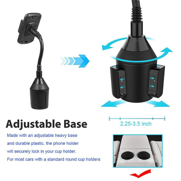 MyBat MyBat Support téléphone porte-gobelet voiture Guadeloupe