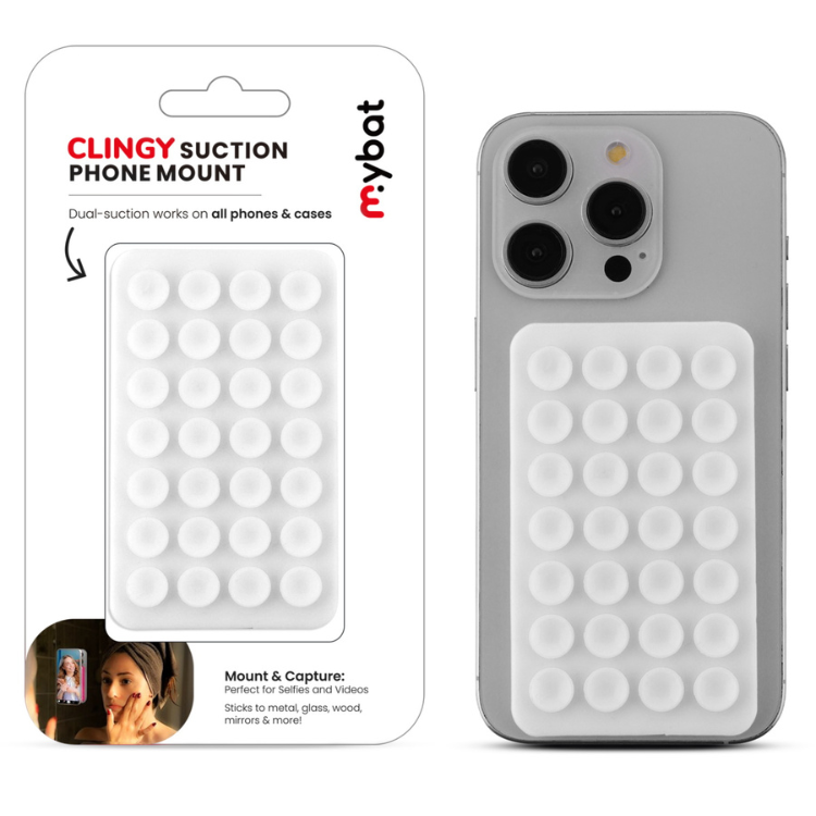 MyBat MyBatClingy support ventouse téléphone auto-adhésif multi-surfaces Guadeloupe