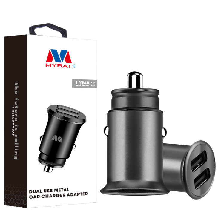 MyBat MyBatChargePro Chargeur voiture double USB rapide compact métal Guadeloupe