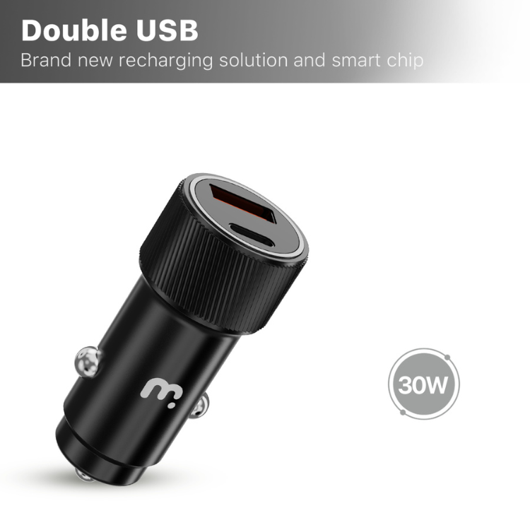 MyBat MyBat Pro Chargeur voiture 30W 2 en 1 + câble USB-C Guadeloupe