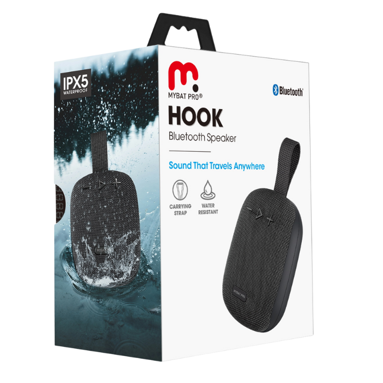 MyBat MyBat Pro Hook Enceinte Bluetooth compacte avec sangle et résistance à l’eau Guadeloupe