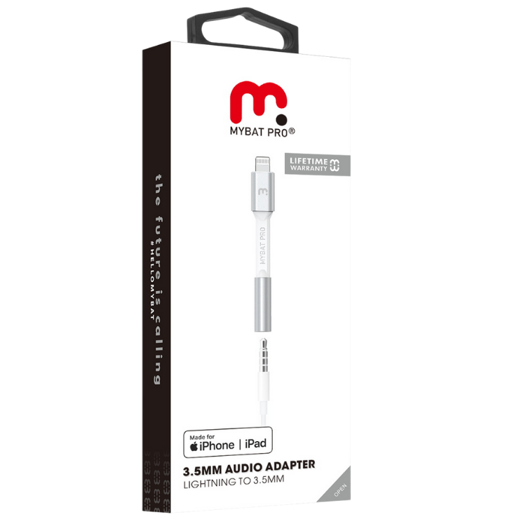 MyBat Pro MFi Adaptateur Lightning vers jack 3.5mm