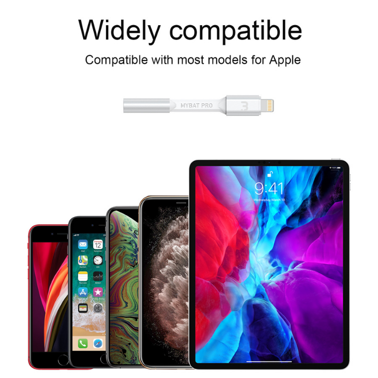 MyBat Pro MFi Adaptateur Lightning vers jack 3.5mm