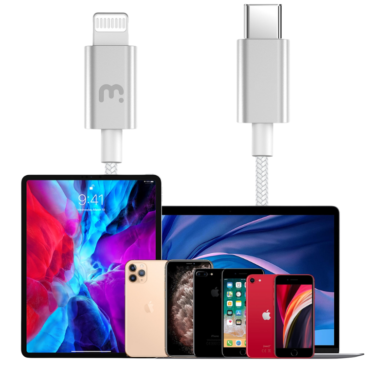 MyBat MyBat Pro Câble USB-C vers Lightning 2m Guadeloupe