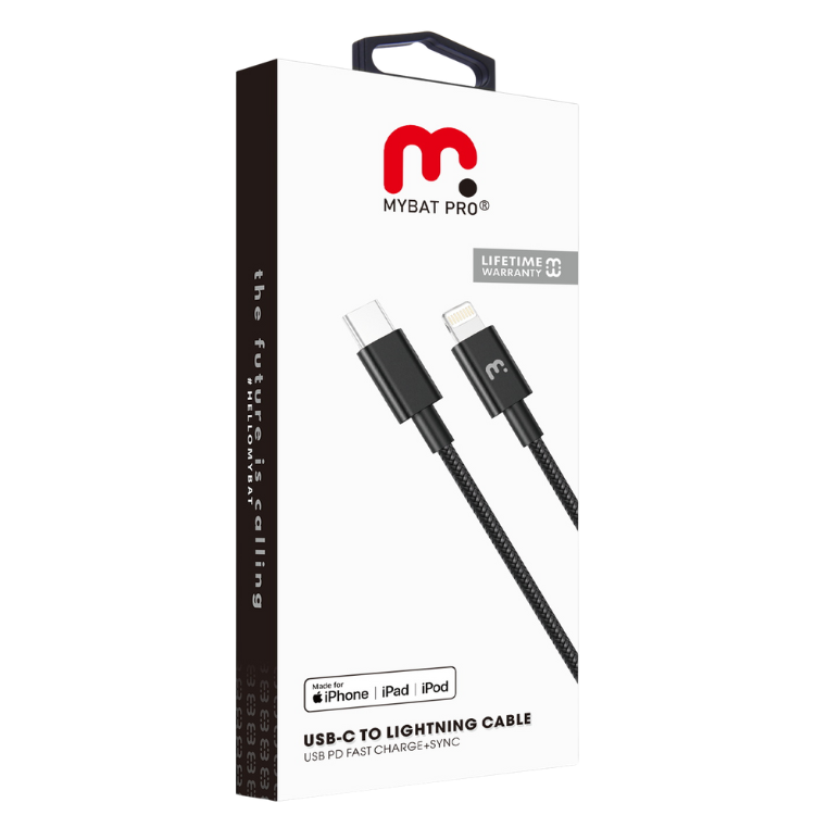 MyBat MyBat Pro Câble USB-C vers Lightning 2m Guadeloupe