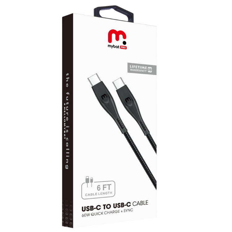 MyBat MyBat Pro Câble USB-C vers USB-C 1,8m Guadeloupe