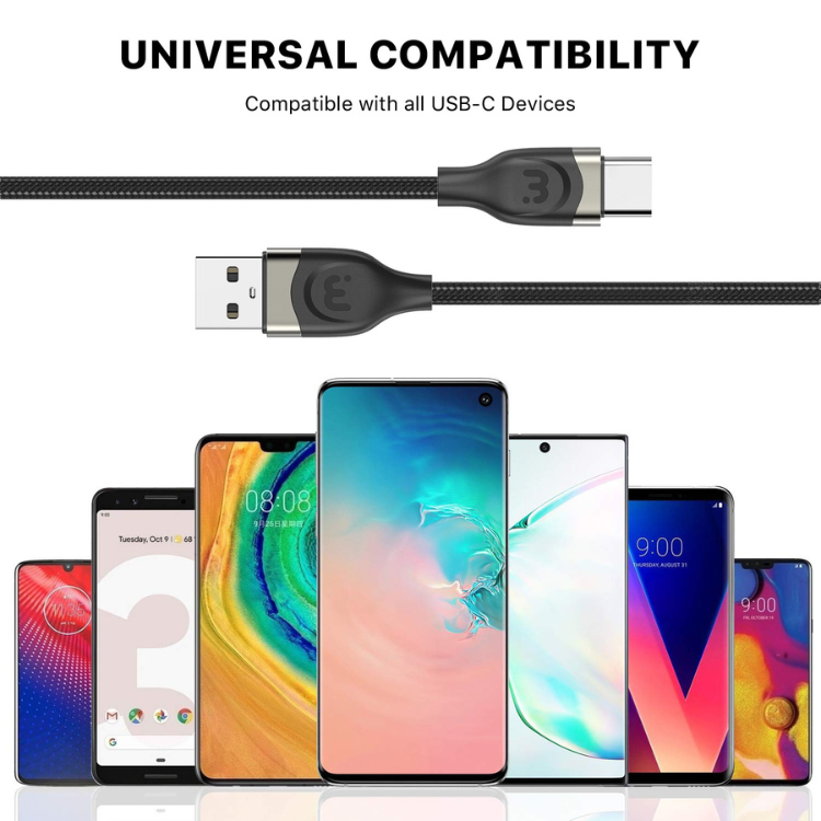 MyBat MyBat Pro Câble USB-A vers USB-C 1,8m Guadeloupe