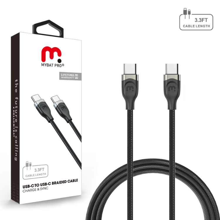 MyBat MyBat Pro câble tressé USB-C vers USB-C 1m Guadeloupe