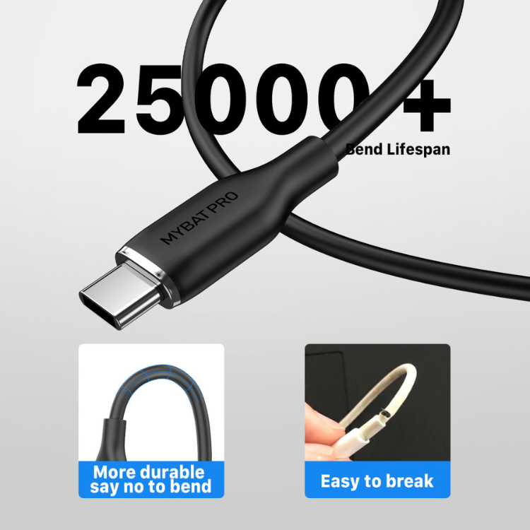 MyBat MyBat Pro USB-C à USB-C en Silicone 60w 1m Guadeloupe