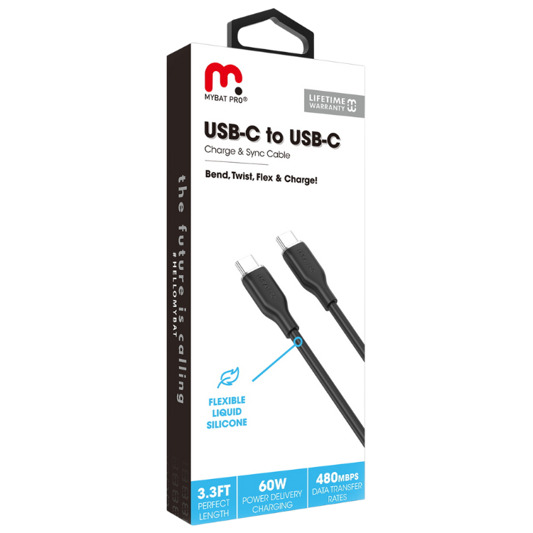 MyBat MyBat Pro USB-C à USB-C en Silicone 60w 1m Guadeloupe