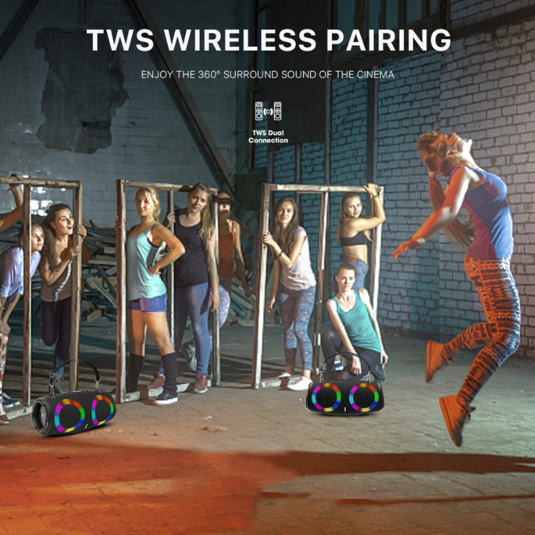 MyBat MyBat Pro VibeBuddy Plus Enceinte Bluetooth nomade avec lumières RGB Guadeloupe