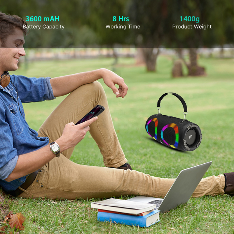MyBat MyBat Pro VibeBuddy Plus Enceinte Bluetooth nomade avec lumières RGB Guadeloupe
