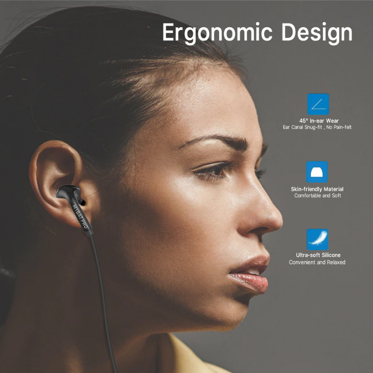 MyBat Pro Kit mains libres stéréo filaire avec prise 3.5mm et micro Noire