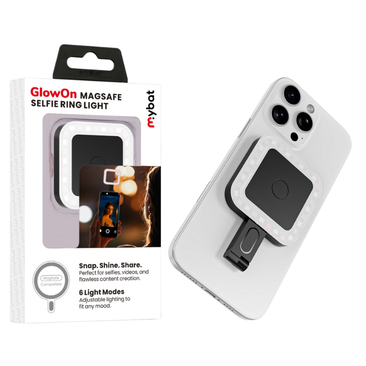 MyBat MyBat GlowOn lumière selfie aimantée réglable portable Guadeloupe