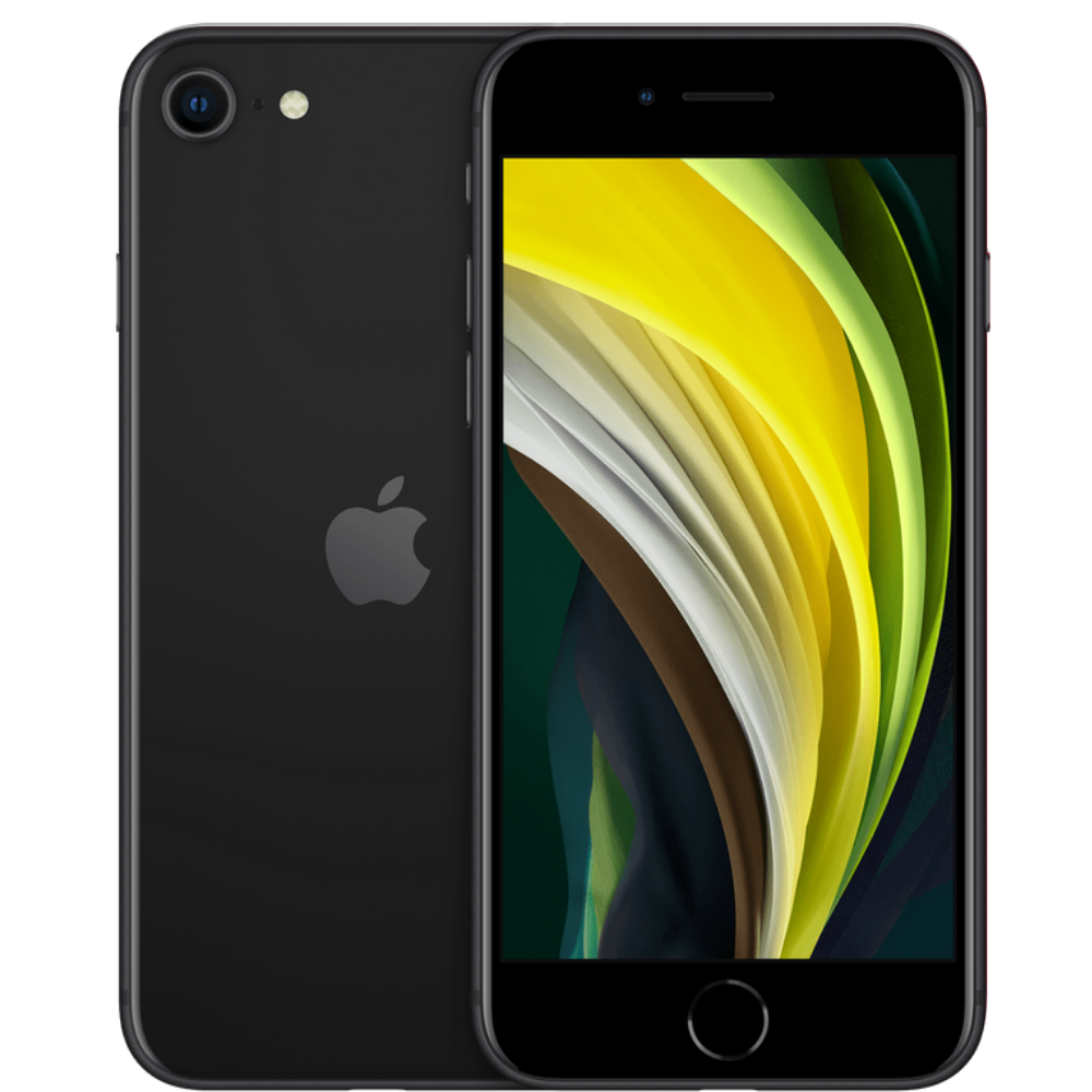 Coque iPhone SE (2020), Noir Fibre Carbone Silicone Ultra-mince Léger Coque iPhone SE (2020), Noir Fibre Carbone Silicone Ultra-mince Léger